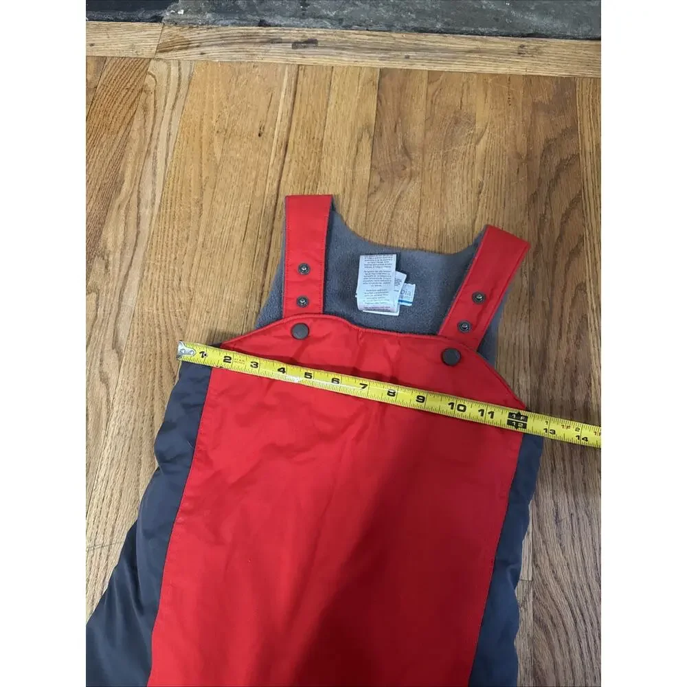 Columbia Youth Insulated Snow Bib Orange Size 4T Snowboard Ski Winter